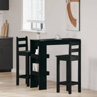 Table De Bar Murale Avec Étagère 102 X 45 X 103,5 Cm Chêne noir