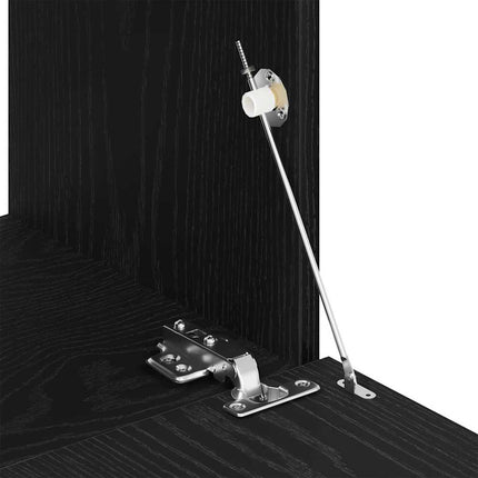 Meuble TV 2 pcs Chêne noir 80 x 30 x 30 cm Bois d'ingénierie