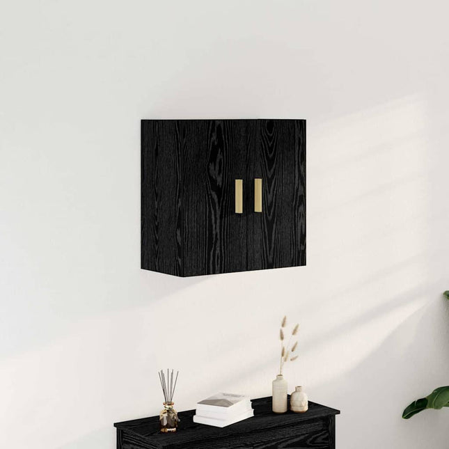 Meuble mural Chêne noir 60 x 30 x 60 cm Bois d'ingénierie