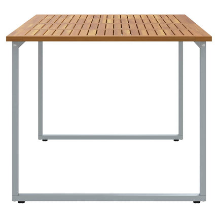 Table de jardin pour repas Gris 180 x 90 x 75 cm