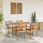 Table de jardin pour repas Gris 160 x 80 x 75 cm