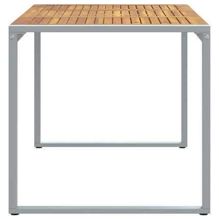 Table de jardin pour repas Gris 160 x 80 x 75 cm