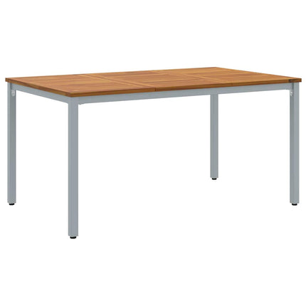 Tables de jardin Naturel et gris 150 x 90 x 75 cm