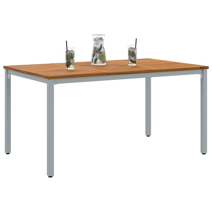 Tables de jardin Naturel et gris 150 x 90 x 75 cm