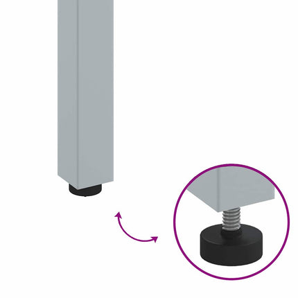 Tables de jardin Naturel et gris 180 x 90 x 75 cm