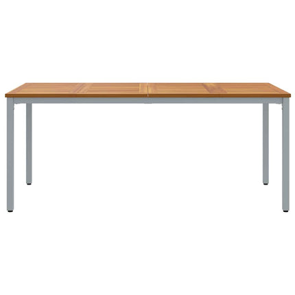 Tables de jardin Naturel et gris 180 x 90 x 75 cm