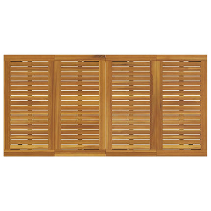 Tables de jardin Naturel et gris 180 x 90 x 75 cm