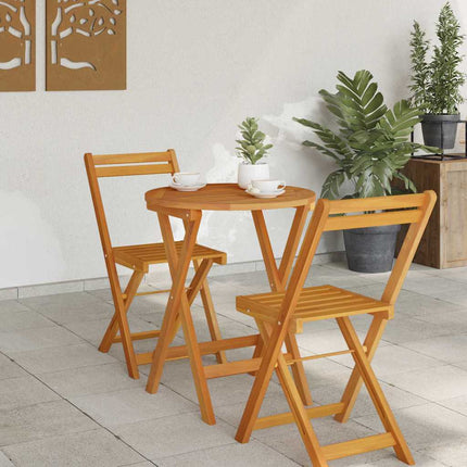 Table de jardin pliante Naturel 60 x 60 x 72 cm