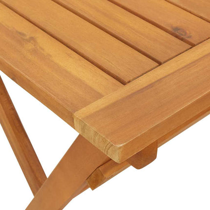 Table de Jardin Marron 90 x 55 x 75 cm Bois d'acacia massif