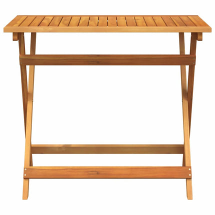 Table de Jardin Marron 90 x 55 x 75 cm Bois d'acacia massif