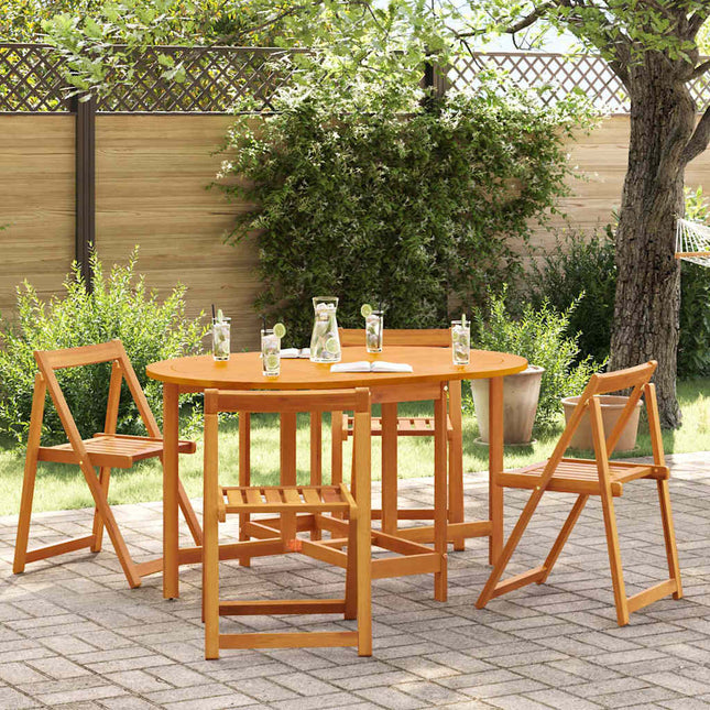 Table de Jardin Marron 110 x 60 x 72 cm Bois d'acacia massif