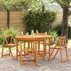 Table De Jardin 5 Pcs Marron 110 X 60 X 72 Cm Table de 110 cm + 4 chaises