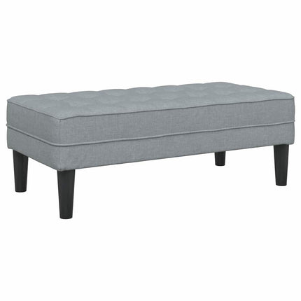 Ensemble de Canapés 2 pcs Gris clair 173 x 131 x 67 cm tissu