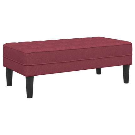 Ensemble de Canapés 2 pcs Rouge bordeaux 173 x 131 x 67 cm