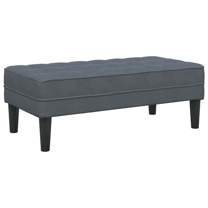 Ensemble de Canapés 2 pcs Gris foncé 173 x 131 x 67 cm Velours
