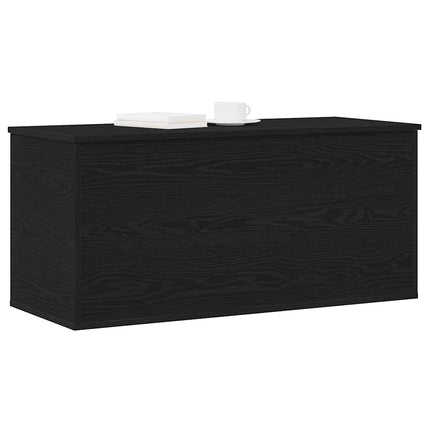 Boîte de Rangement avec stockage Chêne noir 100 x 42 x 46 cm