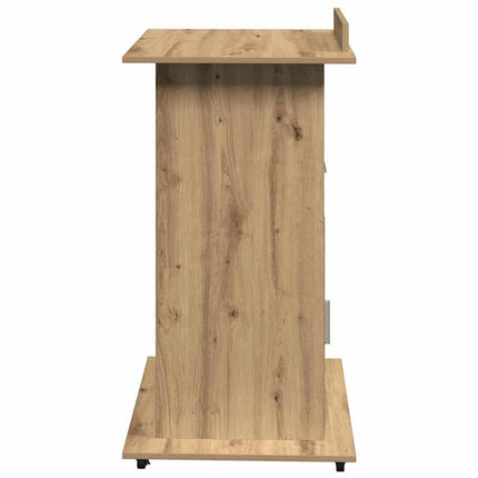 Podium chêne artisanal 55 x 55 x 107 cm Bois d'ingénierie