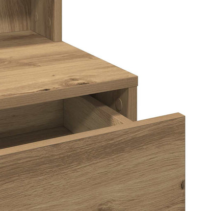 Coiffeuse chêne artisanal 80 x 41 x 144,5 cm Bois d'ingénierie