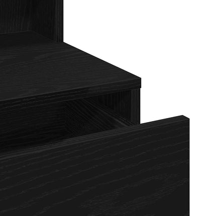 Coiffeuse Chêne noir 80 x 41 x 144,5 cm Bois d'ingénierie