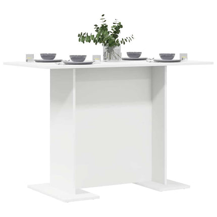 Table de salle à manger Blanc 110 x 60 x 75 cm