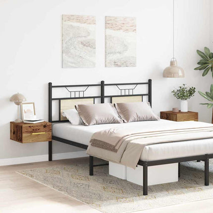 Cabinet de chevet 2 pcs Bois ancien 35 x 35 x 20 cm