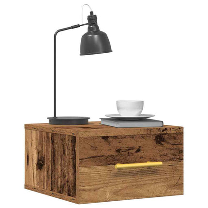 Cabinet de chevet 2 pcs Bois ancien 35 x 35 x 20 cm