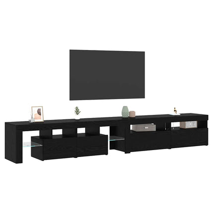 Meubles TV 3 pcs Chêne noir 260 x 36.5 x 40 cm