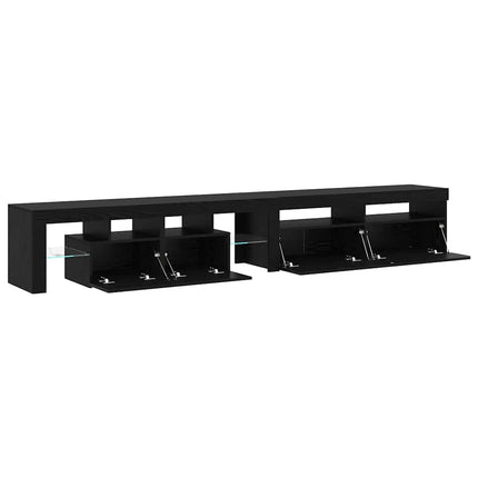 Meubles TV 2 pcs Chêne noir 260 x 36.5 x 40 cm
