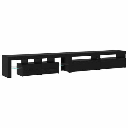 Meubles TV 3 pcs Chêne noir 290 x 36,5 x 40 cm