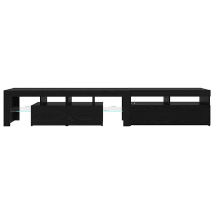 Meubles TV 2 pcs Chêne noir 290 x 36.5 x 40 cm