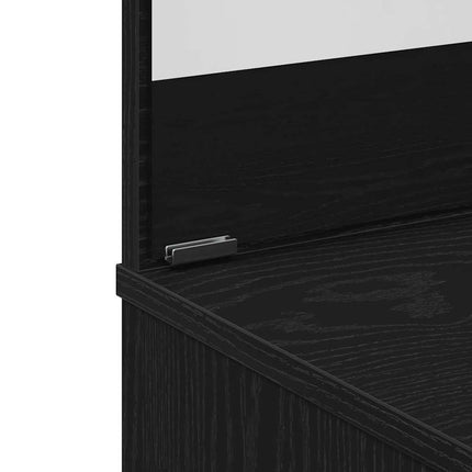 Ensemble de Coiffeuse 2 pcs Chêne noir Bois d'ingénierie