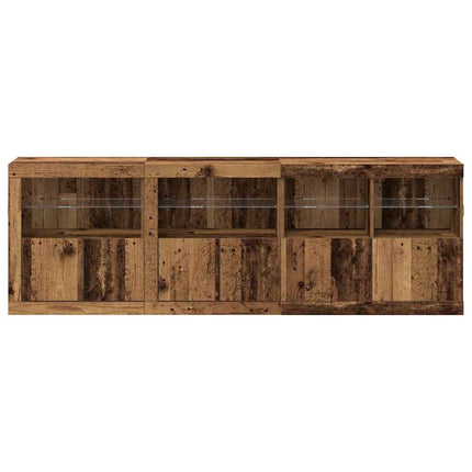 Buffet Bois ancien 202 x 37 x 67 cm Bois d'ingénierie