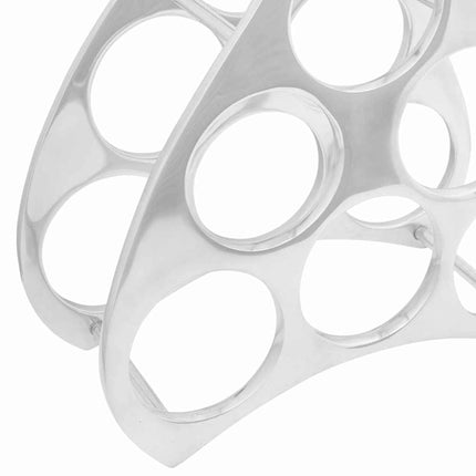 Étagère à vin Argent 38 x 33 x 13 cm Aluminium