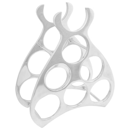 Étagère à vin Argent 38 x 33 x 13 cm Aluminium