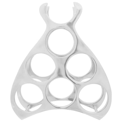 Étagère à vin Argent 38 x 33 x 13 cm Aluminium