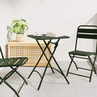 Table de Jardin Vert foncé 55 x 55 x 73 cm