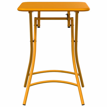 Table de Jardin Moutarde 55 x 55 x 73 cm Acier revêtu de poudre
