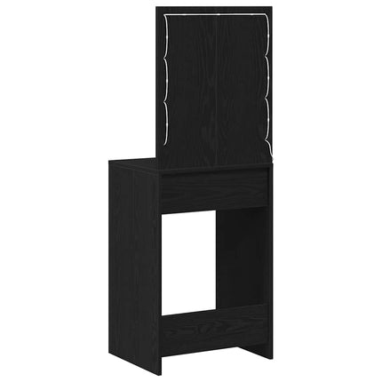 Coiffeuse Chêne noir 50 x 41 x 135 cm Bois d'ingénierie