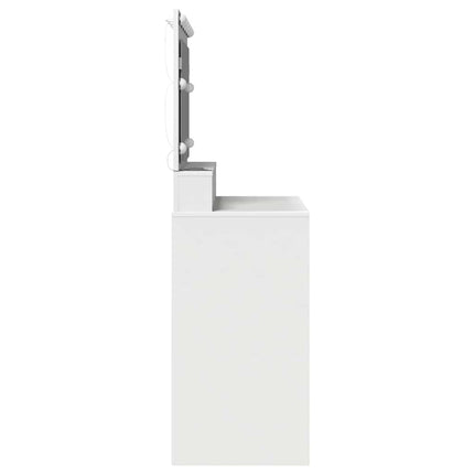 Coiffeuse avec miroir Blanc 100 x 41 x 135 cm Bois d'ingénierie