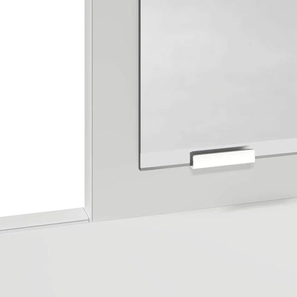 Coiffeuse avec tiroir Blanc 79 x 41 x 140 cm Bois d'ingénierie