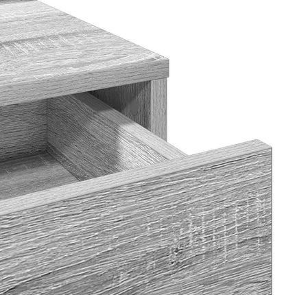 Coiffeuse Gris Sonoma 79 x 41 x 140 cm Bois d'ingénierie