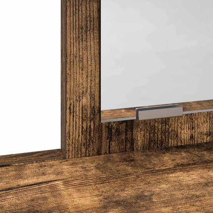 Coiffeuse Chêne fumé 100 x 41 x 140 cm Bois d'ingénierie