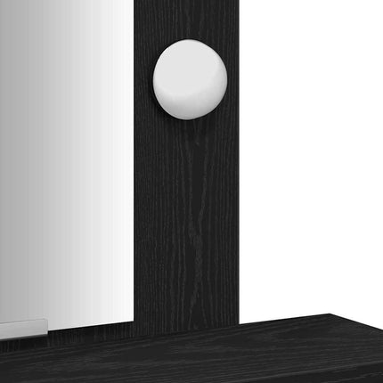 Table de Toilette Noir 50 x 41 x 140 cm Bois d'ingénierie
