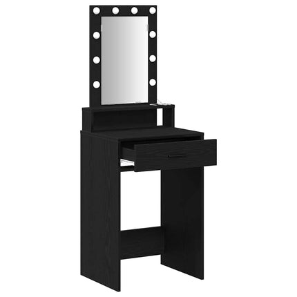 Table de Toilette Noir 50 x 41 x 140 cm Bois d'ingénierie