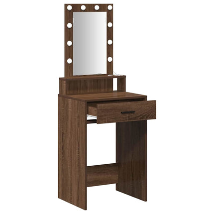Table de Toilette Marron 50 x 41 x 140 cm Bois d'ingénierie