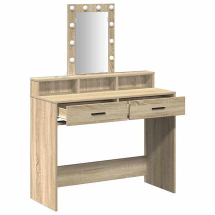 Table de Toilette Marron 100 x 41 x 140 cm Bois d'ingénierie
