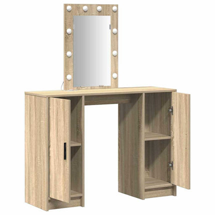 Table de Toilette Marron 102 x 33 x 135 cm Bois d'ingénierie