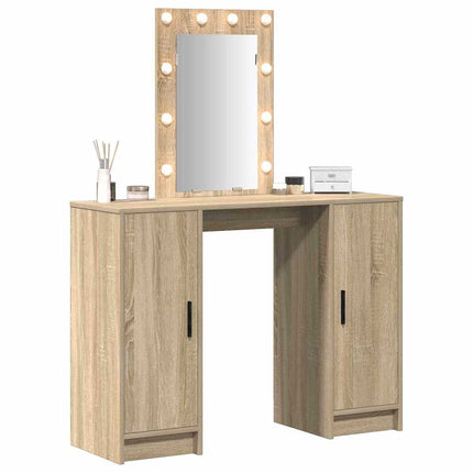 Table de Toilette Marron 102 x 33 x 135 cm Bois d'ingénierie