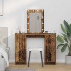 Table de Toilette Marron 102 x 33 x 135 cm Bois d'ingénierie