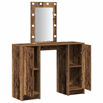Table de Toilette Marron 102 x 33 x 135 cm Bois d'ingénierie